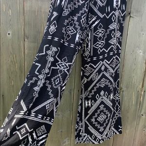 Billabong Aztec boho flare pants